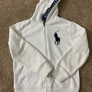 Size 5 Boys zipper Hoodie from Polo Ralph Lauren